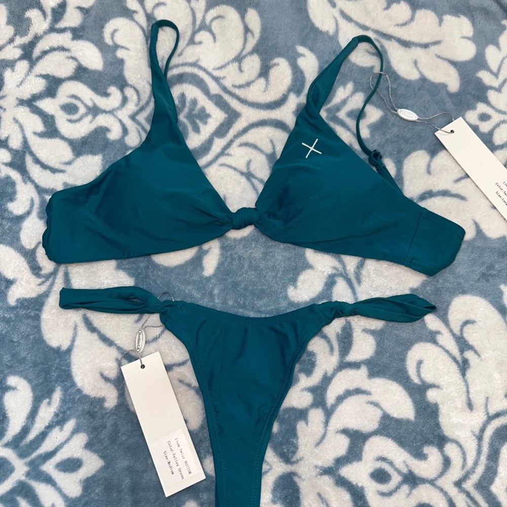 Boutine LA Blue Bikini Set Swimwear